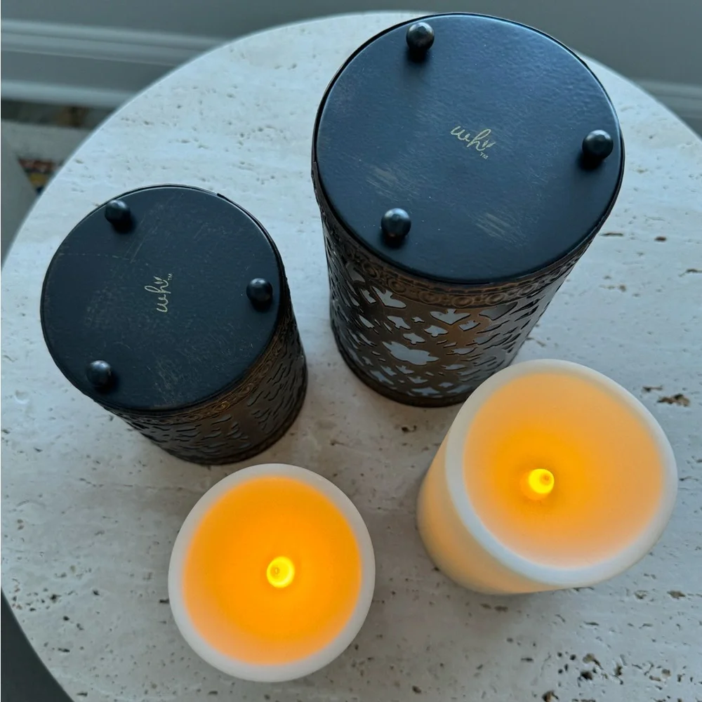 Willow House Metal Candle Holders - Picture 4 of 7